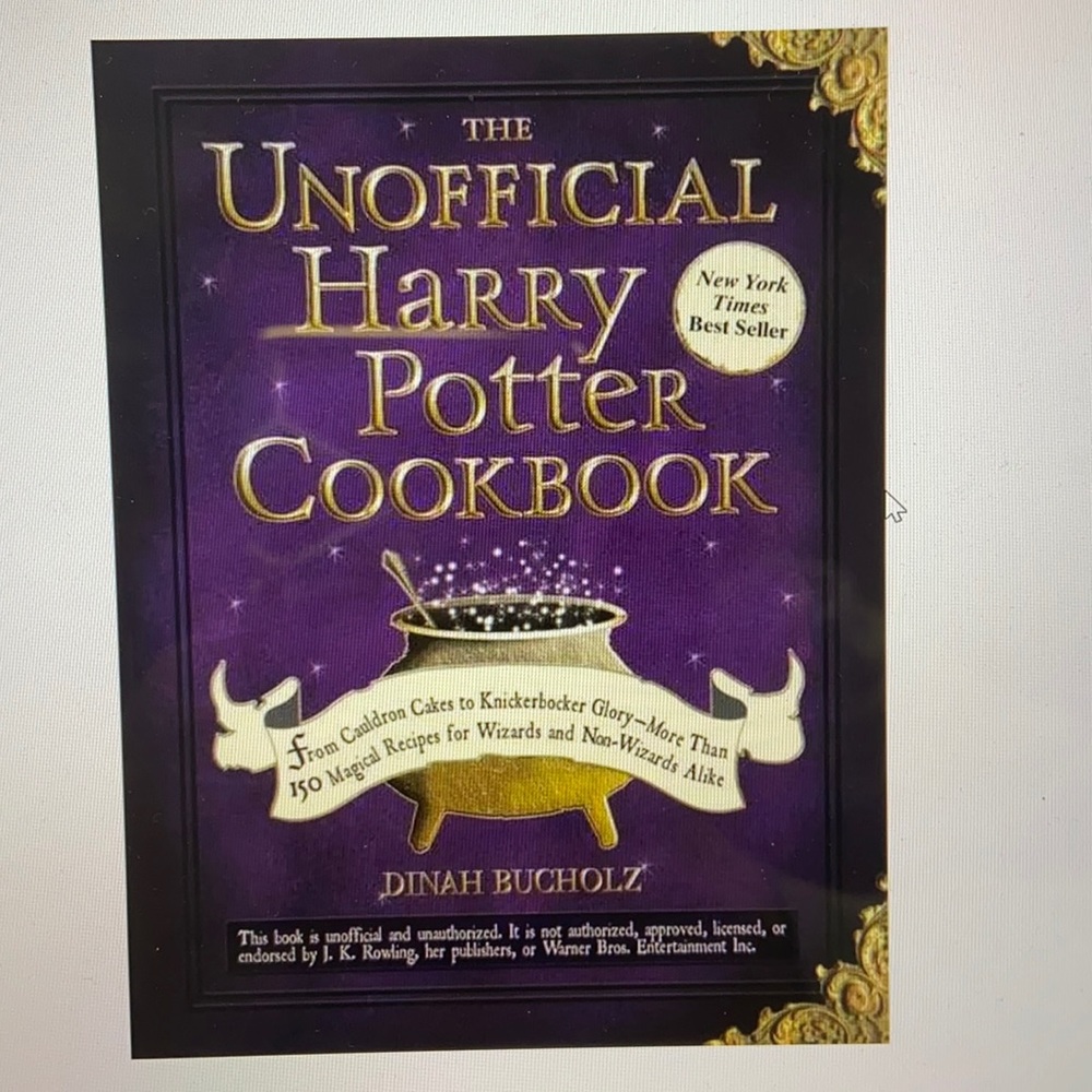 Harry Potter cook book